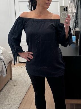 Azalea Off-Shoulder Tie-Sleeve Women's Top